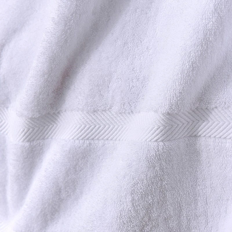 100% Combed Cotton White Terry Face Towel For Hotel Plain Or Jacquard suppliers